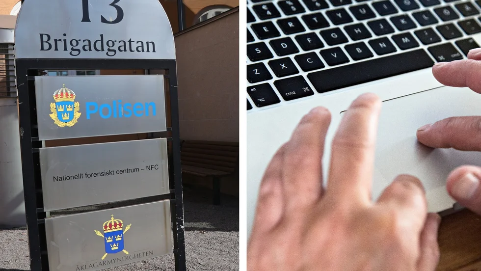En anställd vid polisen i Linköping varnas, efter att ha skickat ett privat mejl till sin hyresvärd från sin jobbadress. 