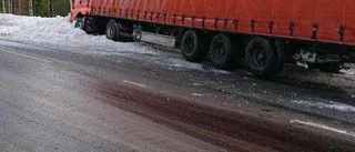 Lastbilschauffören misstänks för brott