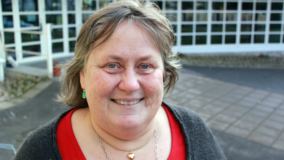 Britt Andersson är diakon i Vimmerby pastorat och jobbar bland annat med att se till att de som behöver stöd ekonomiskt inför julen kan få hjälp.