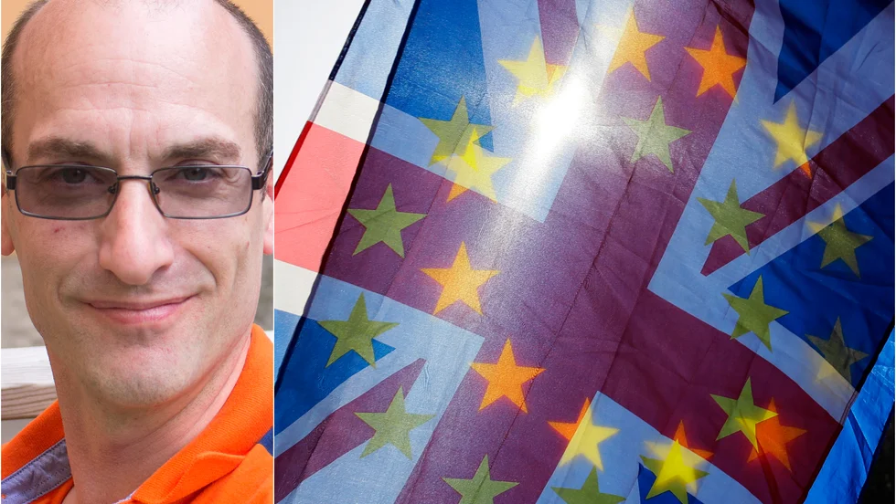 Richard Barry bor i Katrineholm och har länge varit kritisk till brexit. Men nu när beslutet är taget känner han sig ändå nöjd.