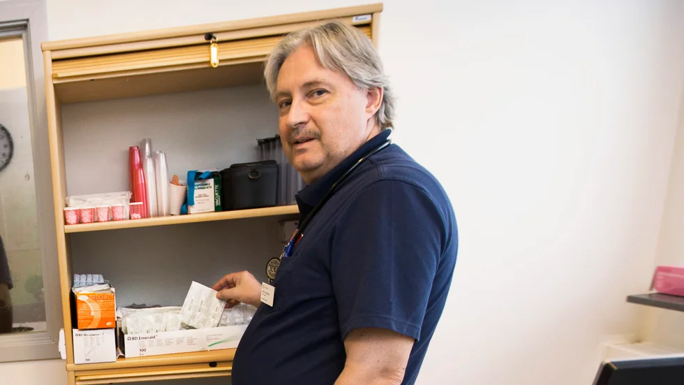 Knut Bodin, skyddsombud, stoppade intaget av nya patienter i förra veckan.