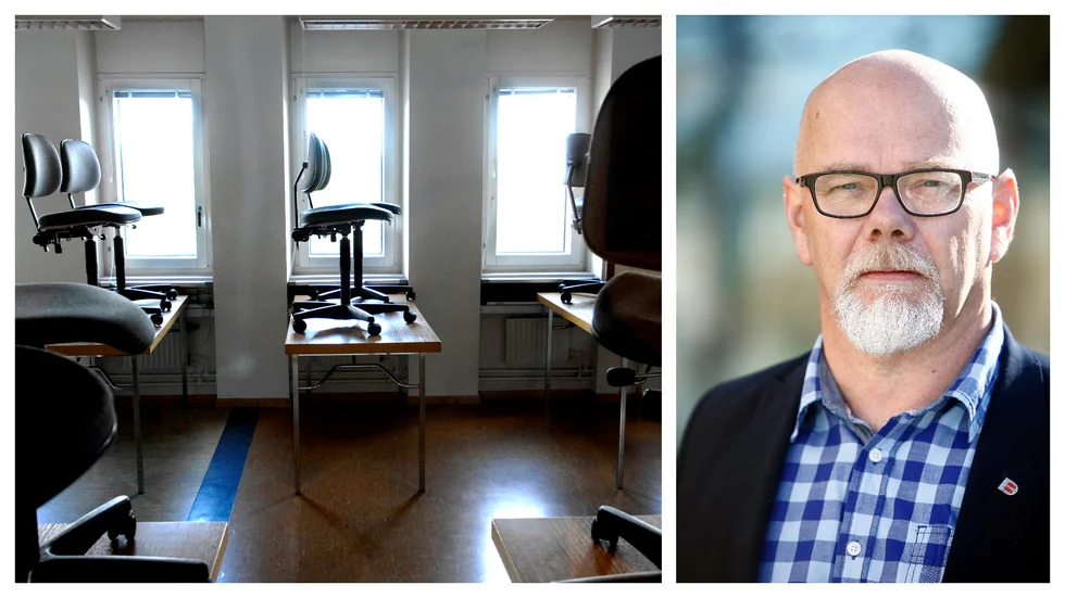 Regeringen har meddelat att förskolor och skolor kan komma att stängas, något som utbildningschef Tony Lööw och hans kolleger inom Strängnäs kommun nu förbereder sig för.