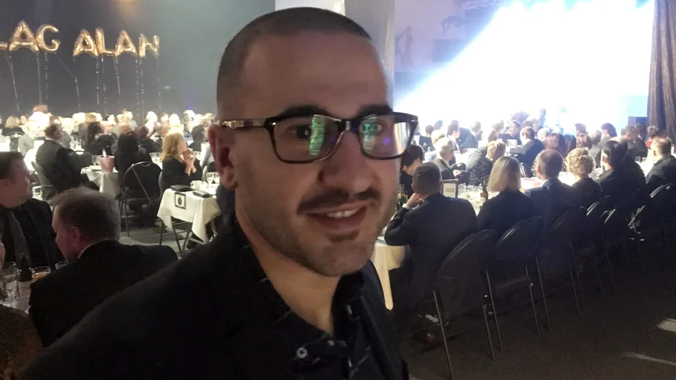 Emanuel Vardi vann inget pris på Motalagalan för Motala padelcenter, men kunde berätta om att anläggningen siktar på att bygga ut och bli dubbelt så stor inom ett år. Från fyra till åtta banor.