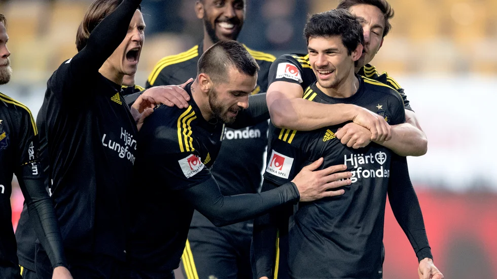 Jesper Nyholm stod för en fin allsvensk debutsäsong 2017 med AIK. 