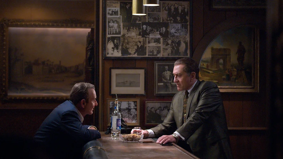 Joe Pesci och Robert De Niro i kommande "The Irishman" – föryngrade genom CGI-teknik.