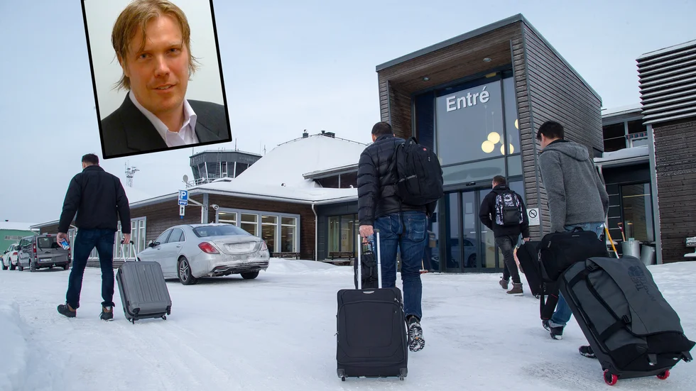 Jens Berg hann inte börja som ny flygplatschef innan han och styrelsen kom överens om att avsluta hans uppdrag. (Arkivbild)