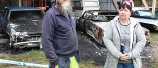 Branden förstörde deras veteranbilar