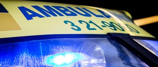 Man föll från byggnadsställning