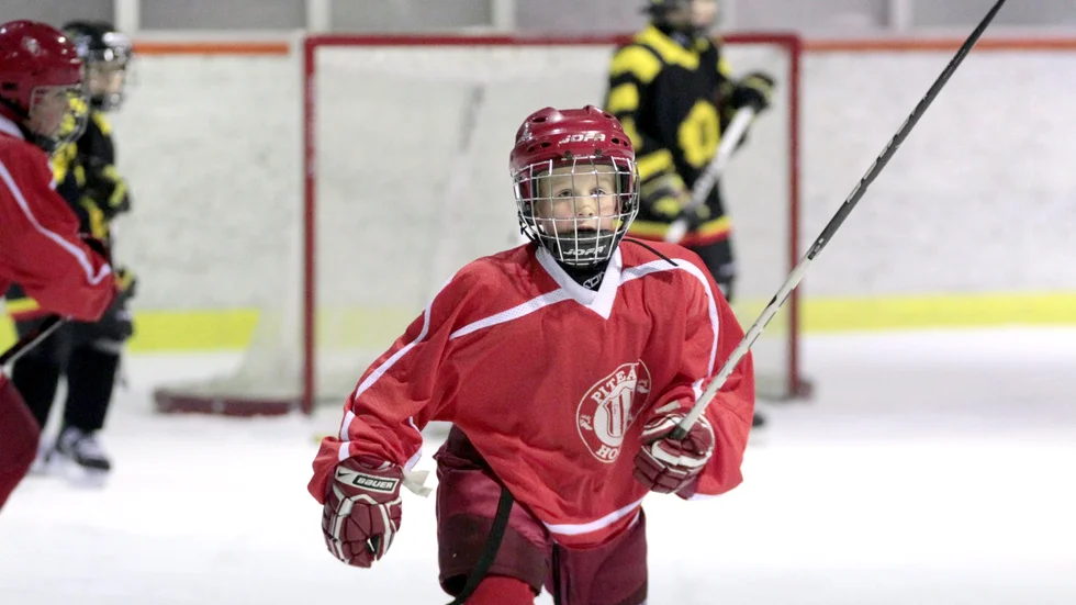 Nils Lundkvist som liten knatte i Piteå IF:s tröja 2010.