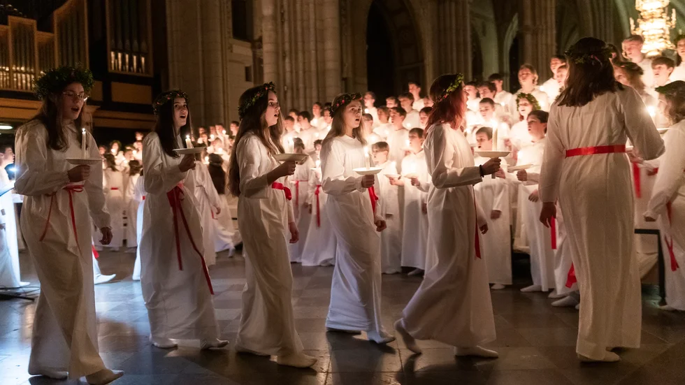 Det lussas på en mängd håll runt om i Uppsala - på unt.se hittar du en lång lista med ett urval av alla luciatåg.