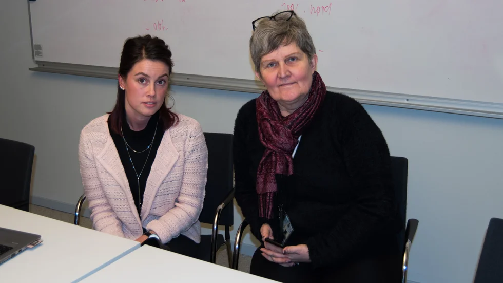 Frida Barsk och AnnGerd Malmström arbetar vid Migrationsverket i Boden, där personalen minskat från drygt 300 till 150 de senaste två åren.