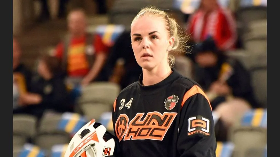 Amanda Hill, som kommer från Vimmerby, stod i målet i finalen. 
