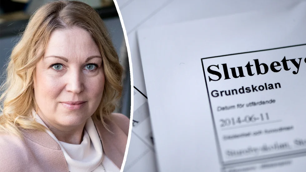 "Många föräldrar tycks tro att det går att förhandla om betyg", säger Johanna Jaara Åstrand, Lärarförbundets ordförande.