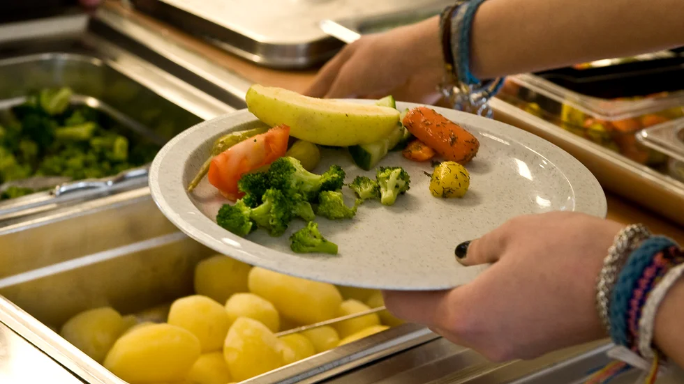 Eskilstunas kommunala gymnasieskolor erbjuder sina elever daglig lunch i form av matlådor.
