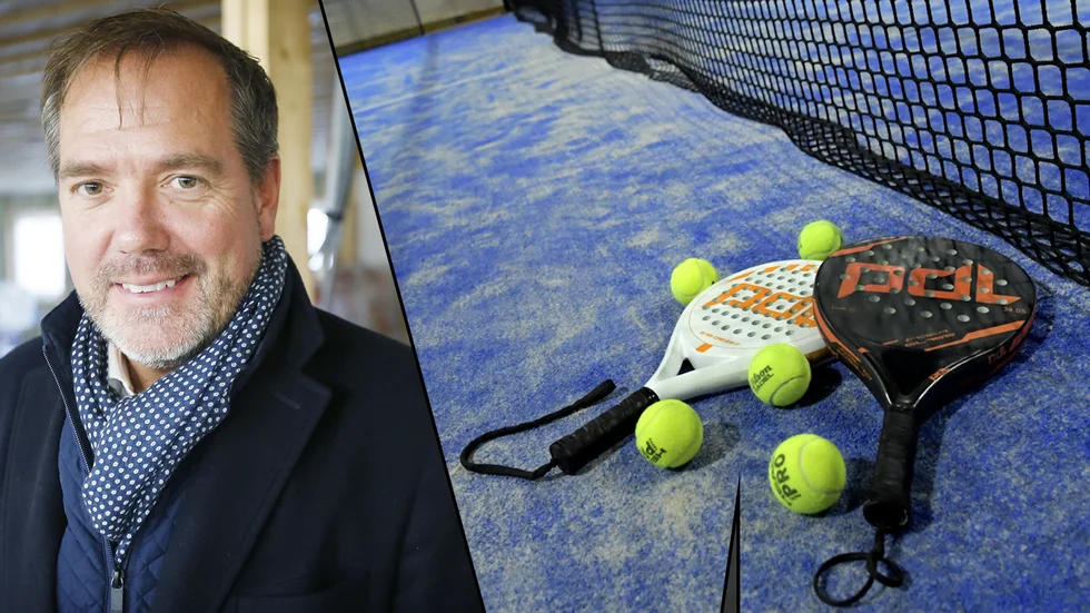 Johnny Ellfolk, vd på Ellfolk Bygg, räknar med att kunna börja bygget av padelhallen i Torshälla under våren. 