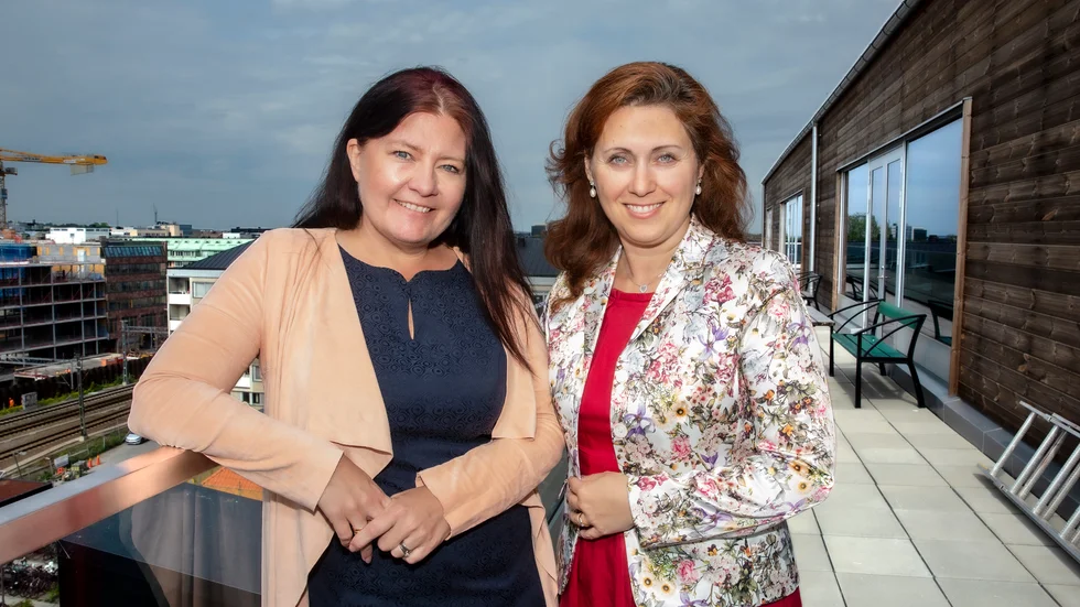 Helena Proos och Vivianne Macdisi