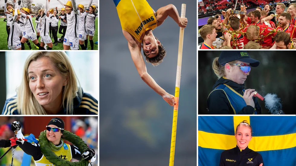 Uppsala Fotboll, Linda Sembrant, Britta Johansson Norgren, Armand Duplantis, Storvreta IBK herr, Victoria Larsson och Lina Sjöberg gör upp om UNT-guldet 2019.