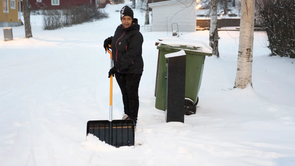 Ida Norenheim skottade sin gård då hon hörde någon ropa på hjälp.