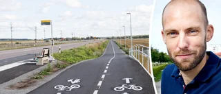 Kommunens målning bryter mot trafikreglerna