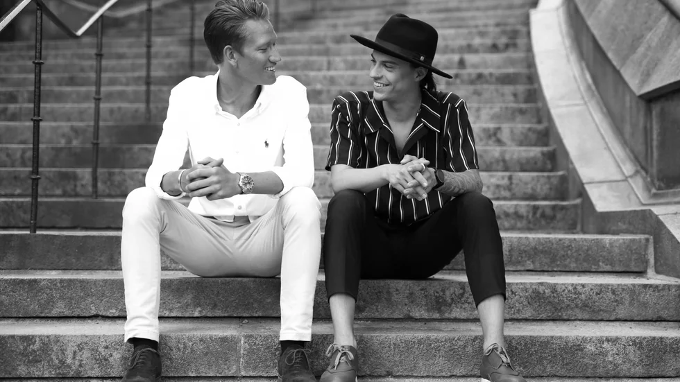 Charlie Eriksson och Kristofer Grezcula med "Aldrig Ensam Show".