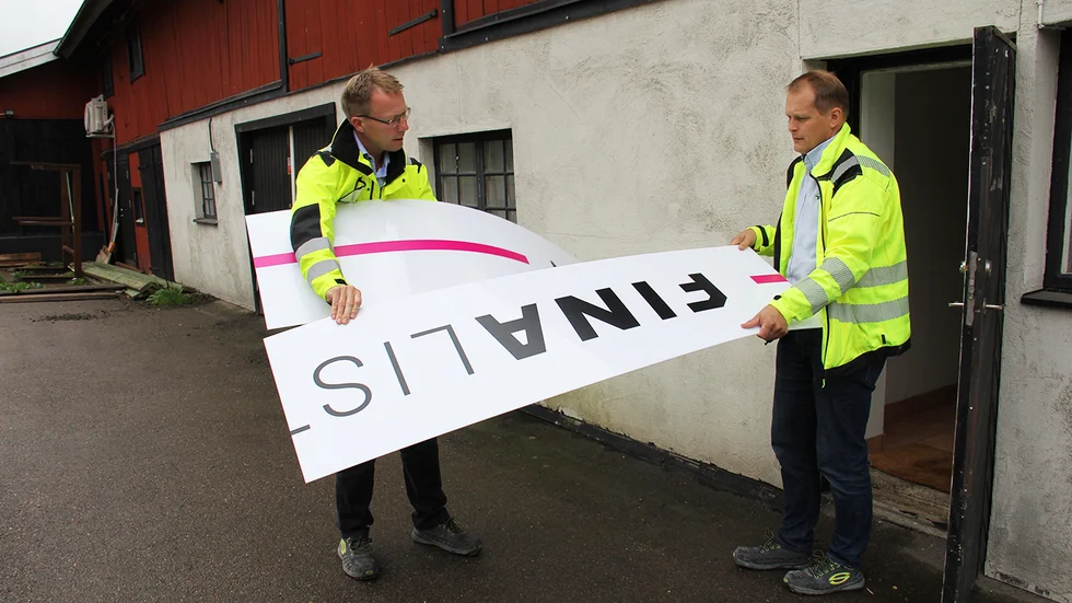 Finalisten AB är ett av alla nystartade företag i Knivsta. Anssi Halme och Otso Nieminen är delägare i företaget.