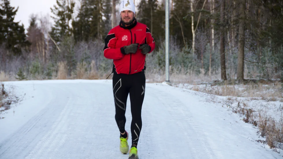 "Att springa hem från jobbet är ett sätt att vara effektiv" säger Reine Sundqvist.