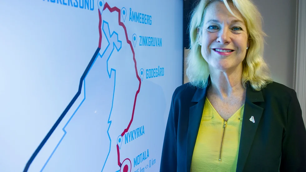 Vätternrundans VD Gunilla Brynell Johansson tror att den nya sträckningen kommer få cyklisterna att känna sig tryggare under loppets avslutande mil.