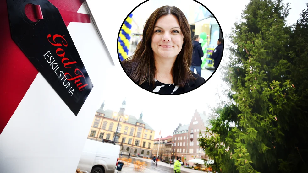 "Vi vill att alla Eskilstunabor ska förstå att deras val faktiskt gör skillnad för staden", säger Veronica Gustafsson, centrumchef på Tuna park.
