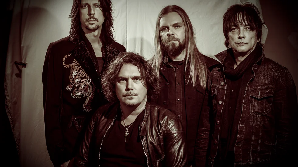 Hårdrocksbandet Prins Svart kommer tillbaka till Motala den 13 september.
Från vänster: Henrik Bergqvist (gitarr), Stefan Berggren (sång), Sebastian Sippola (trummor) och Tomas Thorberg (bas). 