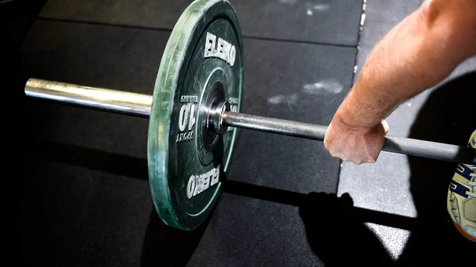 Det blev inte bara träning på gymmet, utan även bråk.