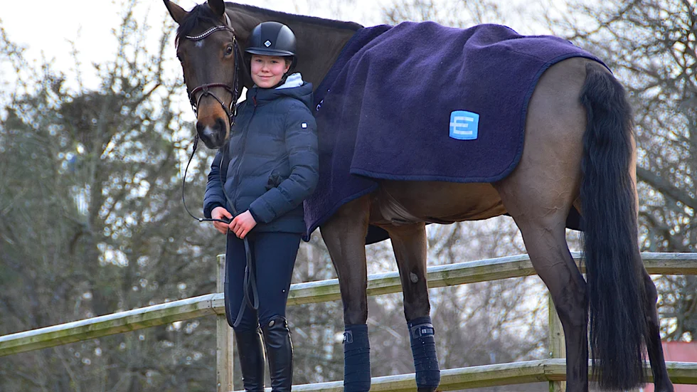 Kajsa Björe tävlar i juniorklassen, men har börjat nosa på young rider. Det är även den klassen hon valt under Göteborg Horse Show.