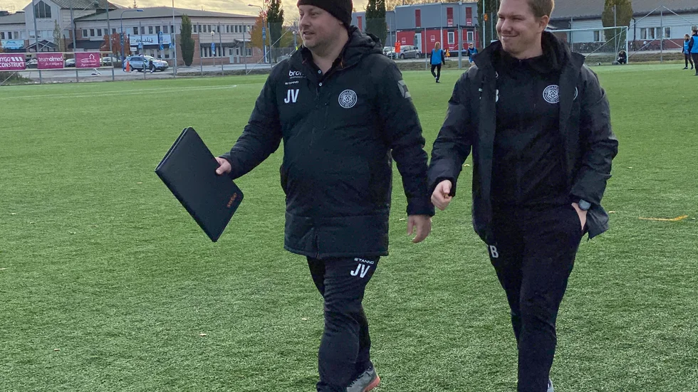 Uppsalas tränare Jonas Valfridsson. 