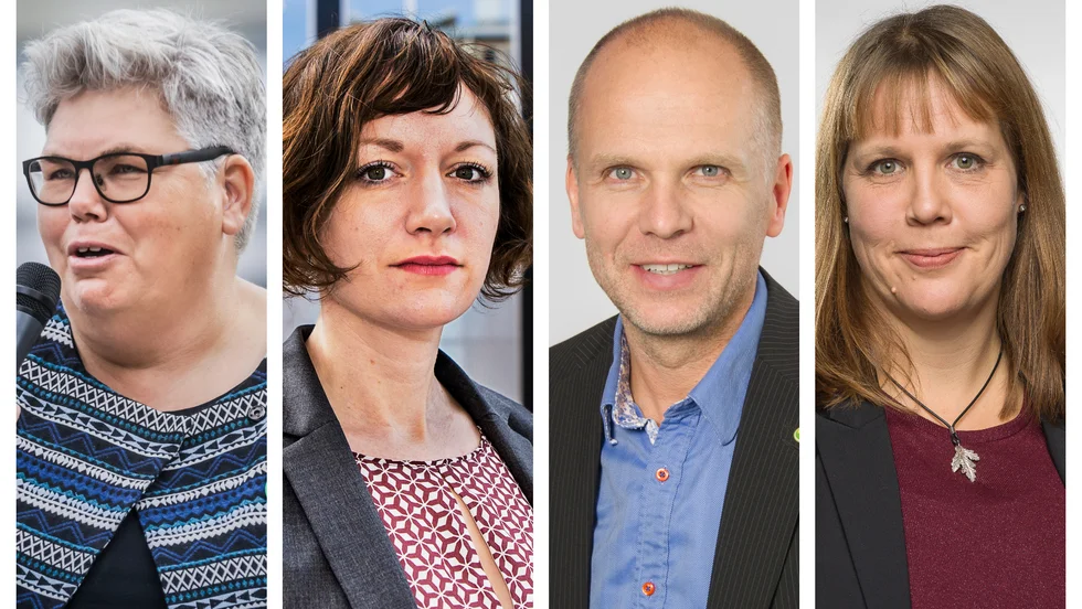 Maria Gardfjell, Malena Ranch, Rickard Malmström och Linda Eskilsson.
