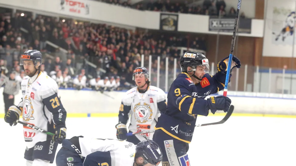 Teemu Huttu och Visby Roma bjöd på stor dramatik.