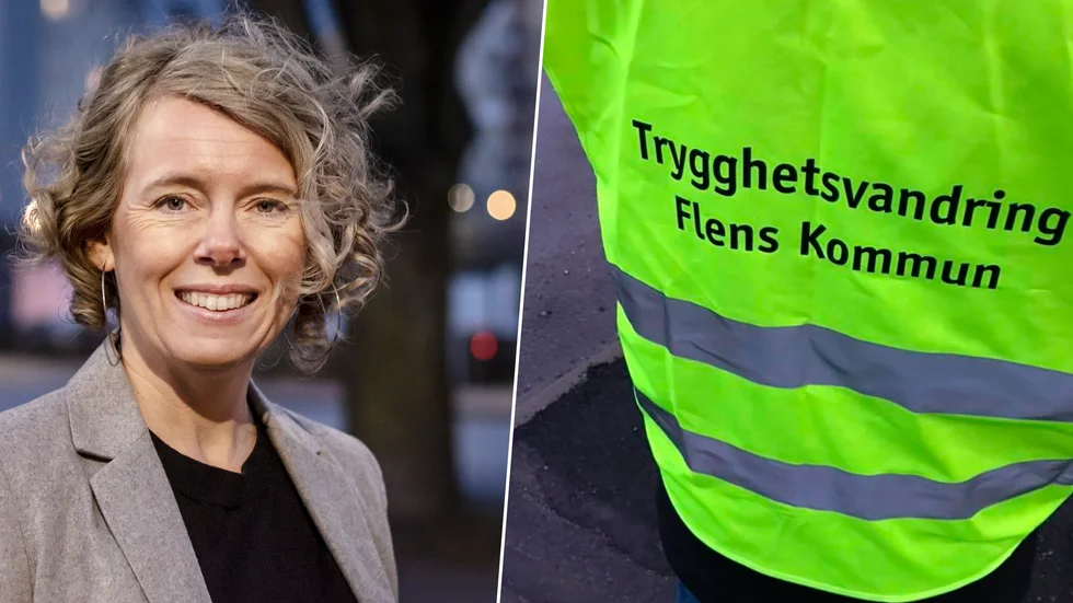 Jessica Ekermann är en av de på Flens kommun som hållir i trådarna när det gäller trygghetsvandringarna.