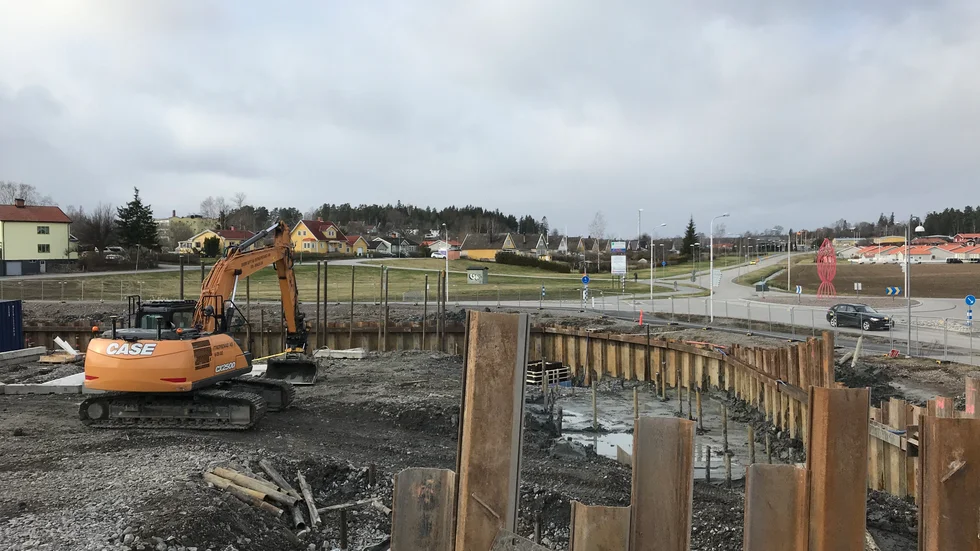 Gnestahem bygger 37 nya hyresrätter vid rondellen Mariefredsvägen/Vackerby industriväg.