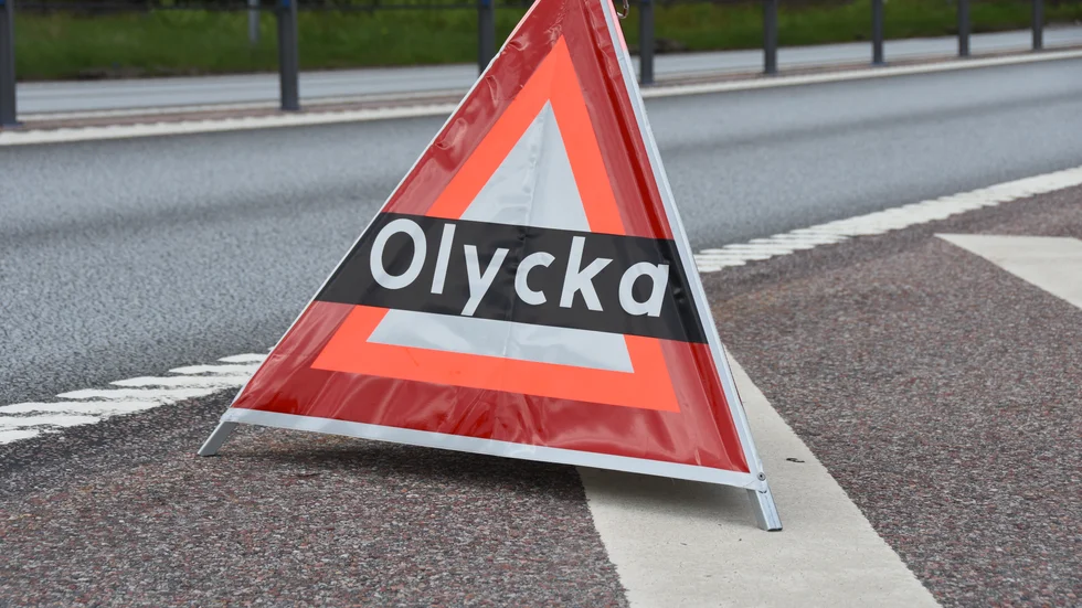 Olycka riksväg 211.