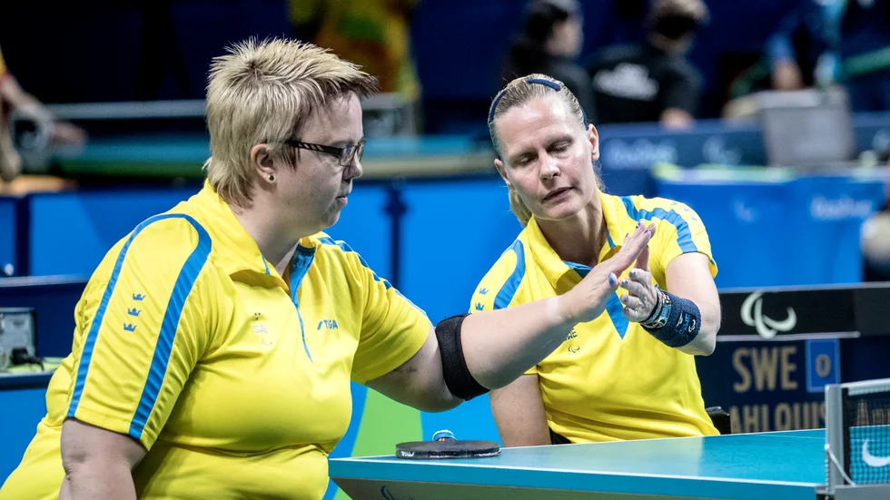 Ingela Lundbäck och Anna-Carin Ahlquist tog silver i lag och Lundbäck tog själv brons individuellt. Nu hoppas duon på en plats i OS nästa år.