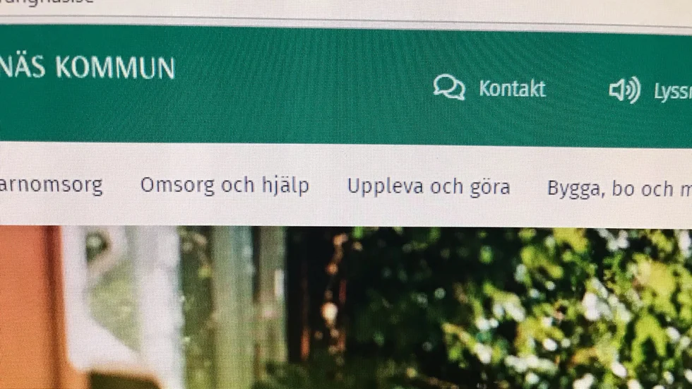 Strängnäs kommuns hemsida har hamnat i rampljuset.