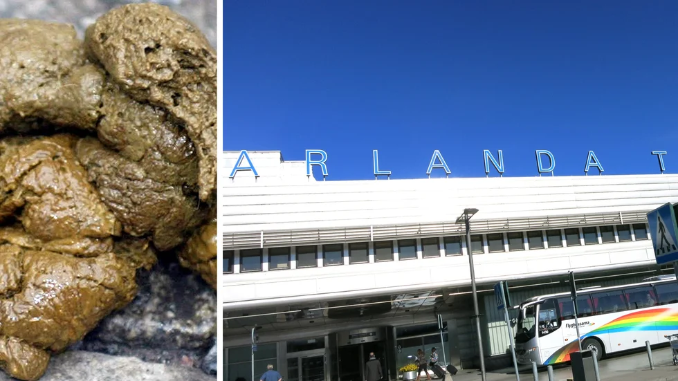 Bajsattack i polisens lokaler på Arlanda.