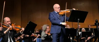 Symfoniorkester spelade välkänd violinkonsert