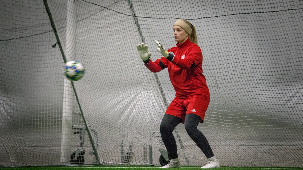 Guro Pettersen är redo för debut för Piteå IF på söndag. (Arkivbild)