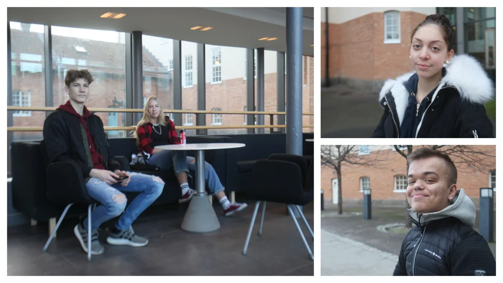 Emil Qvarnström, Isabella Malmqvist, Nadja Sörensen och Lukas Larsson går i sommarjobbstankar. Den sistnämnda går snart ut trean på elprogrammet, och ska med andra ord söka sitt första riktiga jobb. "Jag har inte börjat tänka på det ännu", säger han.