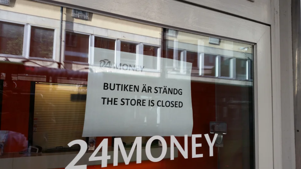 Finansföretaget 24Money hade kontor på Drottninggatan i Uppsala.
