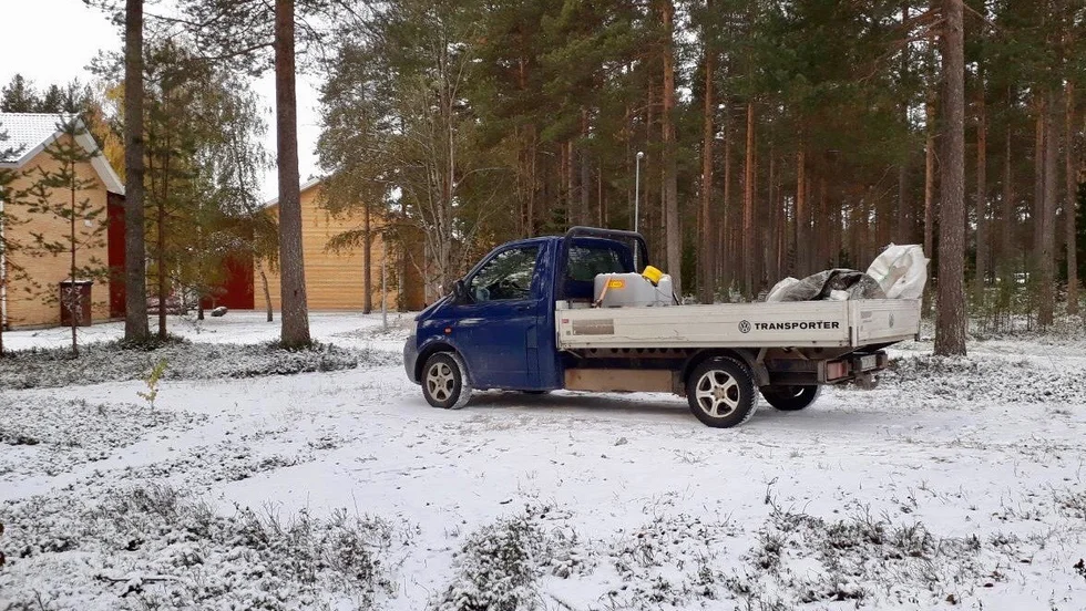 Bilden hittades av privatpersoner redan vid sju-halvåttatiden på onsdagsmorgonen. 