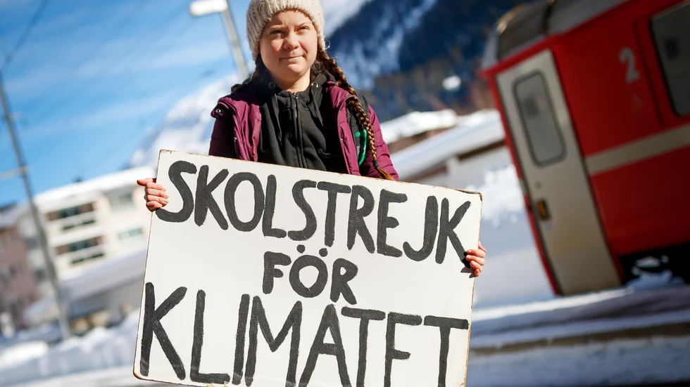 Blott 16-åriga Greta Thunberg har skapat en världsomfattande miljörörelse med miljontals anhängare, ändå väljer vissa ledare att försöka förminska henne, påpekar skribenten. (Arkivbild)