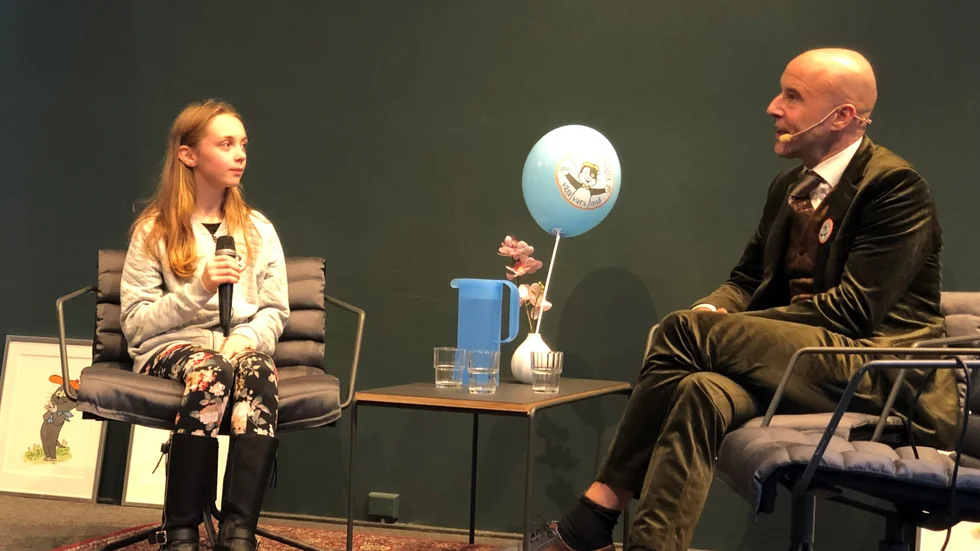 Uppsalabon Maya Runhagen och Mark Levengood kom överens om att det inte alltid är lätt att vara modig men när man väl provat på några gånger, då blir man modig.  