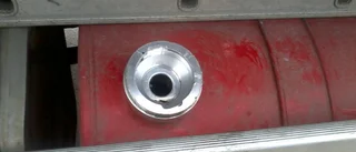Tank tömdes i Åkers styckebruk