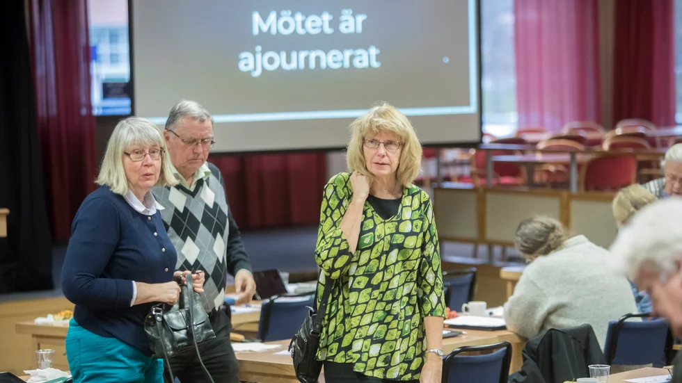 Arbetsordningen för fullmäktige ska ändras, vilket bland annat innebär att oppositionsråd får förslagsrätt även om de inte är ledamöter. På bilden oppositionsrådet Inger Fredriksson (i mitten).