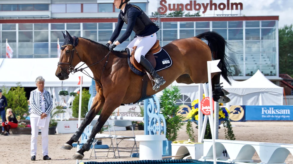 Wilma Marklund och Carlogero slutade trea i en holländsk GP-tävling. (Arkivbild)